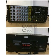 POWER AMPLIFIER ACOUSTIC AC 906 AC906 AMPLI MIXER EQUALIZER STABILIZER PROFESSIONAL DIGITAL ECHO USB
