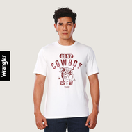 WRANGLER เสื้อยืดแขนสั้นผู้ชาย คอลเลคชั่น Everyday with Wrangler Regular รุ่น WR S125MTSSN24