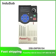 25B-D6P0N104 PowerFlex 525 AC Drive 3 HP 480V 6A 3PH 25BD6P0N104 New Original