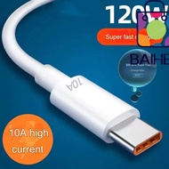 BAIHEE Type C Cable, 10A USB Fast Charging Wire, USB C 120W 10A Charging Cable Data Cable Cord for H
