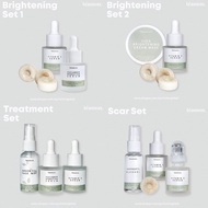 TEAMON SKINCARE BRIGHTENING/TREATMENT SET VITAMIN C SERUM CICA MASK CENTELLA ASIATICA KECUT JERAWAT 