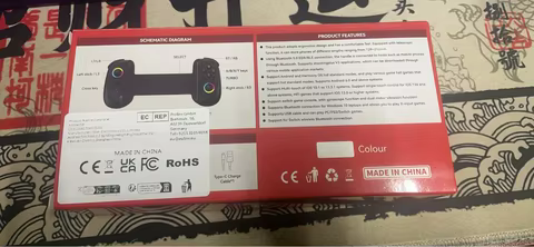 BSP D8 RGB tablet Controller Wireless handle for Switch game Bluetooth stretching Joystick For P3 P4