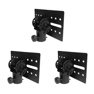 LIWEILY-3X Rotatable 35mm Metal Mount Tripod Pole DJ Speaker Stand Adapter Top Cap Rotatable DJ Spea