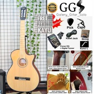 Gitar akustik elektrik taylor nylon custom aqualisere Lc planer