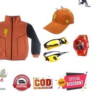 Boboiboy Galaxy Orange Fleece Jacket Costume