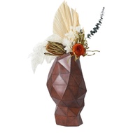 Plucking Point Flower Arrangement Modern Imitation Leather Geometric High-End Soft Decoration Villa 