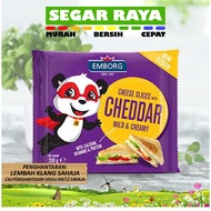 KEJU Emborg Cheddar Cheese Slice (10slices - 200g) SEGAR RAYA