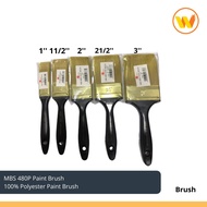 [100% POLYESTER] MBS 480P Good Quality Polyester Paint Brush Nylon Paint Brush