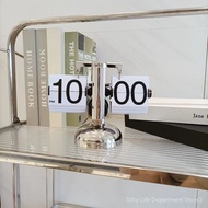 Trendy Creative Desktop Clock Automatic Retro Digital Mechanical Flip Clock Ornament Table Clock 9H9