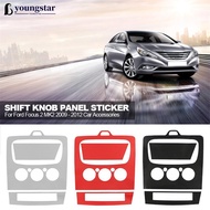 YOUNGSTAR Carbon Fiber Car Console Protector Sticker Case for Ford Focus 2 MK2 2009 - 2012 Car Acces