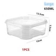 〔CC11〕350/650ML Ice Cream Storage Tub Reusable Ice Cream Box Container Mold With Lid Kitchen Refrige