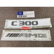 Chữ c300 amg mercedes , combo tem c300 amg , logo c300 amg