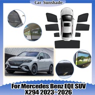 For Mercedes Benz EQE SUV X294 2023 2024 2025 2026 Sun Visor Heat Insulation UV Protection Privacy C
