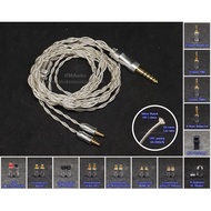OFC silver-plated copper headphone wire 1.2mm CNY 4 - Connetor IM02/03/50/70 A2DC IE80/80s IE40Pro I