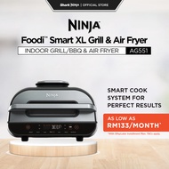 Ninja Foodi Smart XL Indoor Grill & Air Fryer with Digital Probe, Roast, Bake, Broil Dehydrate & Reh