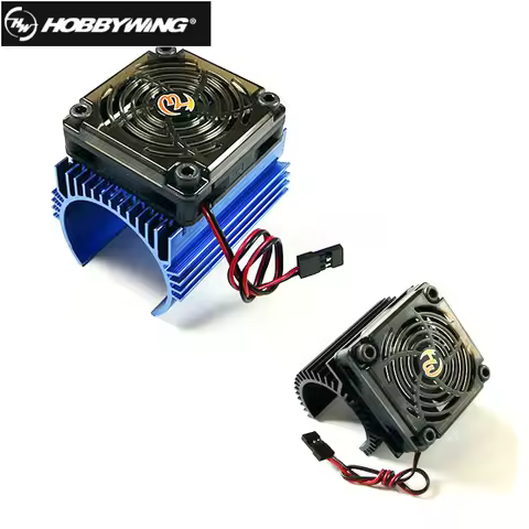 hobbywing 1: 8 RC Car Motor Radiator + 5V cooling fan assembly suit for Hobbywing 4465 3665/3674 mot
