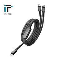 [2 In 1 Fast Charging Cable] I.T.F 2 In 1 Cable ITF001