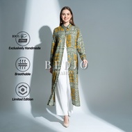 OUTER BATIK OUTER SLEEVELESS BATIK TOP MODERN BATIK BUTTON SLEEVE OUTERWanita HANDMADE SLEEVELESSWan