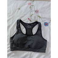 Training bra size L 85/90 B C gray with black trim