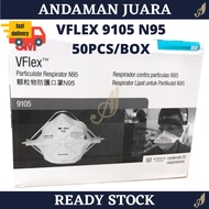 9105 N95 3M™ VFlex™ Particulate Respirator 50pcs/box- Health Supplies