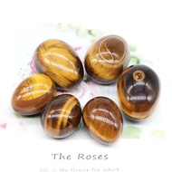 katongkom Tiger Eye 100% ธรรมชาติคริสตัลหิน Yoni Egg Kegel Exerciser อัญมณีขัดไข่ กว้าง30mm ยาว40 mm