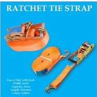 2'' 2T 10M 33 Feet Adjustable Ratchet Tie Down Cargo Lashing Belt Straps 15 By 15 Cm