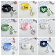For OnePlus Buds Pro 3 case luxury flower / butterfly /cartoon Keychain Silicone Earphone cover for 