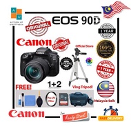 Canon EOS 90D (EF-S 18-55 IS ) (100% Original  1+2 Year Warranty) Ready Stock