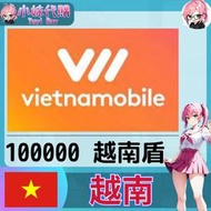 【現貨+開發票】小妹代購 點數 儲值 網站 遊戲 支付 電話費 vietnamobile 越南 越南盾 10萬