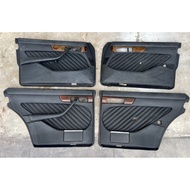 MERCEDES BENZ W126 Black Doorcards