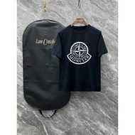 Mon * cle  r2026-New Style 6XL Classic Round Neck Short-Sleeved T-Shirt Men Women Large Size Contras