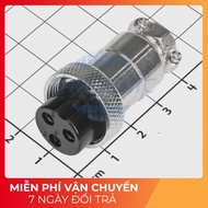 GX20-3P 3-Pin Straight Female Round Connector 7A 250V Tech Components Tech Components