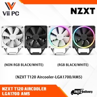 NZXT T120 Non-RGB/RGB Black/White LGA1700 AM5 CPU Air Cooler(RC-TN120-B1)(RC-TN120-W1)(RC-TR120-B1)(RC-TR120-W1)