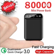 Limited stock Best-Selling 2021 New Mini Portable Mobile Outdoor Emergency External With Dual USB Ports 80000mAh Power Bank For