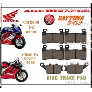 HONDA DISC BRAKE PADS CBR600 F4I CBR600 F4 SPORT BEST QUALITY HNL