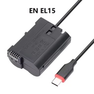 Yoview EN-EL15 USB C Type C r Dummy Battery PD Adapter Power Adapte for Nikon D500 D610 D800 D810A D