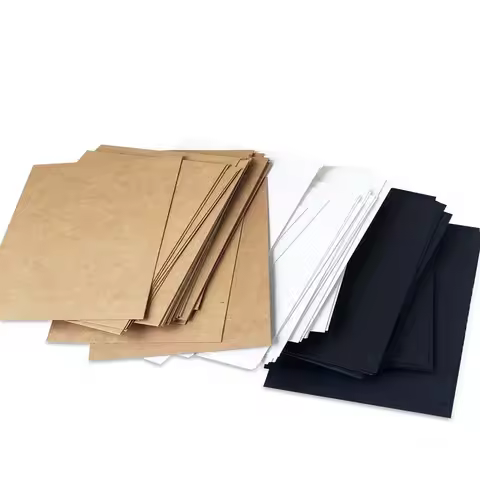 20/30pcs A6 Size 9.5 X 14.5cm Kraft Paper 350gsm Card paper, DIY Gift Packing Cardboard Paper Blank 