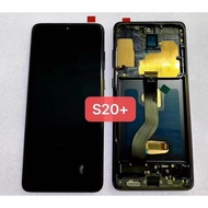 For AMOLED SAMSUNG Galaxy S20 S20+ S21 S21+  S21Ultra  S22Ultra  LCD Touch Screen with frame