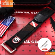 สายรัด Luminox 20มม. 22มม. 23มม. สายรัดเวลโคร3050ผ้าใบไนลอน3950สายปลดง่าย