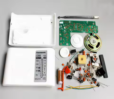 CF210SP AM/FM Stereo Radio Kit DIY Electronic Assemble Set Kit For Learner July DropShip DIY laborat
