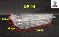 BENXON Kuih Container OPS 1H / Disposable Plastic Clear Bakery Container (100pcs±) / OP1H / OPS1H