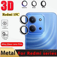 Camera Metal For Redmi 15C 4G 5G 2025 Tempered Glass Lens Ring Protector for Redmi15C 15 C Lens Cove