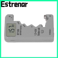 ESTRENAR Digital Battery Tester, ABS Housing Universal Compatibility Digital Battery Checker, Small 
