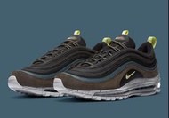 NIKE 耐吉 AIR MAX 97 “rock climbing” 經典 AM97 支撐 氣墊 air max 慢跑 ACG配色 麂皮 灰 灰藍 深灰 反光 3m 男 復古 休閒鞋 DB4611001 US8(26cm)