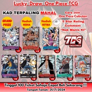 Manga TIKET CABUTAN BERTUAH ONE PIECE TCG CARD GAME MANGA BOA MANGA LUFFY MANGA ZORO INCLUDED Anime