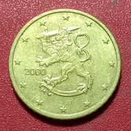 koin Finlandia 50 Euro Cent (1st type, 1st map) 1999-2006