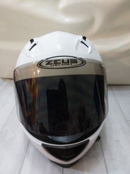ZEUS瑞獅白色安全帽 型號ZS-821 戴過5次內