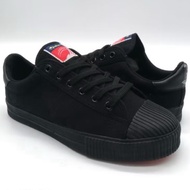 KASUT SEKOLAH PALLAS REJAM HITAM BERTALI (PALLAS RJ07001BK) (PALLAS SCHOOL SHOES) bola sepak takraw