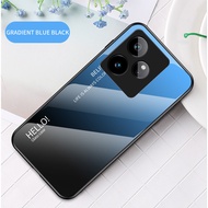 Ốp lưng cho Realme GT 7t 7 Pro 5G 4G 2025 vỏ điện thoại kính cường lực Gradient sang trọng cho realm