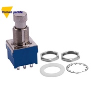 Guitar Effects 3PDT 9-Pin Latching Stomp Pedal Footswitch Foot Switch Blue